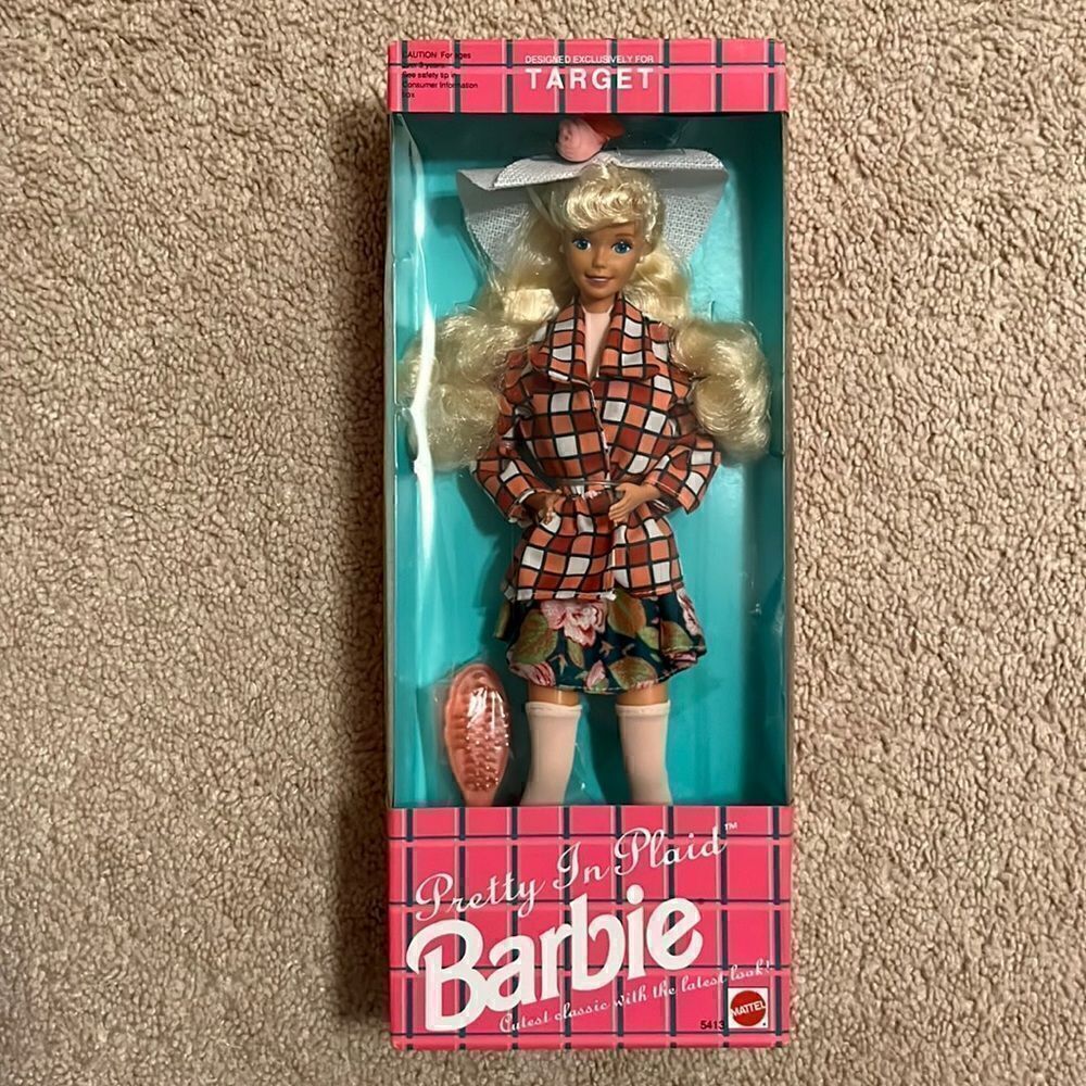 Target Exclusive 1992 Pretty In Plaid Barbie